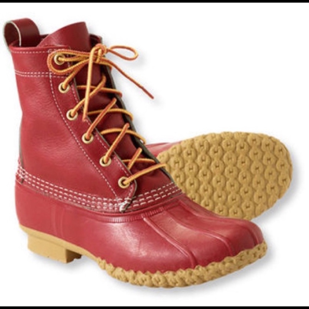 Red LL Bean Boots